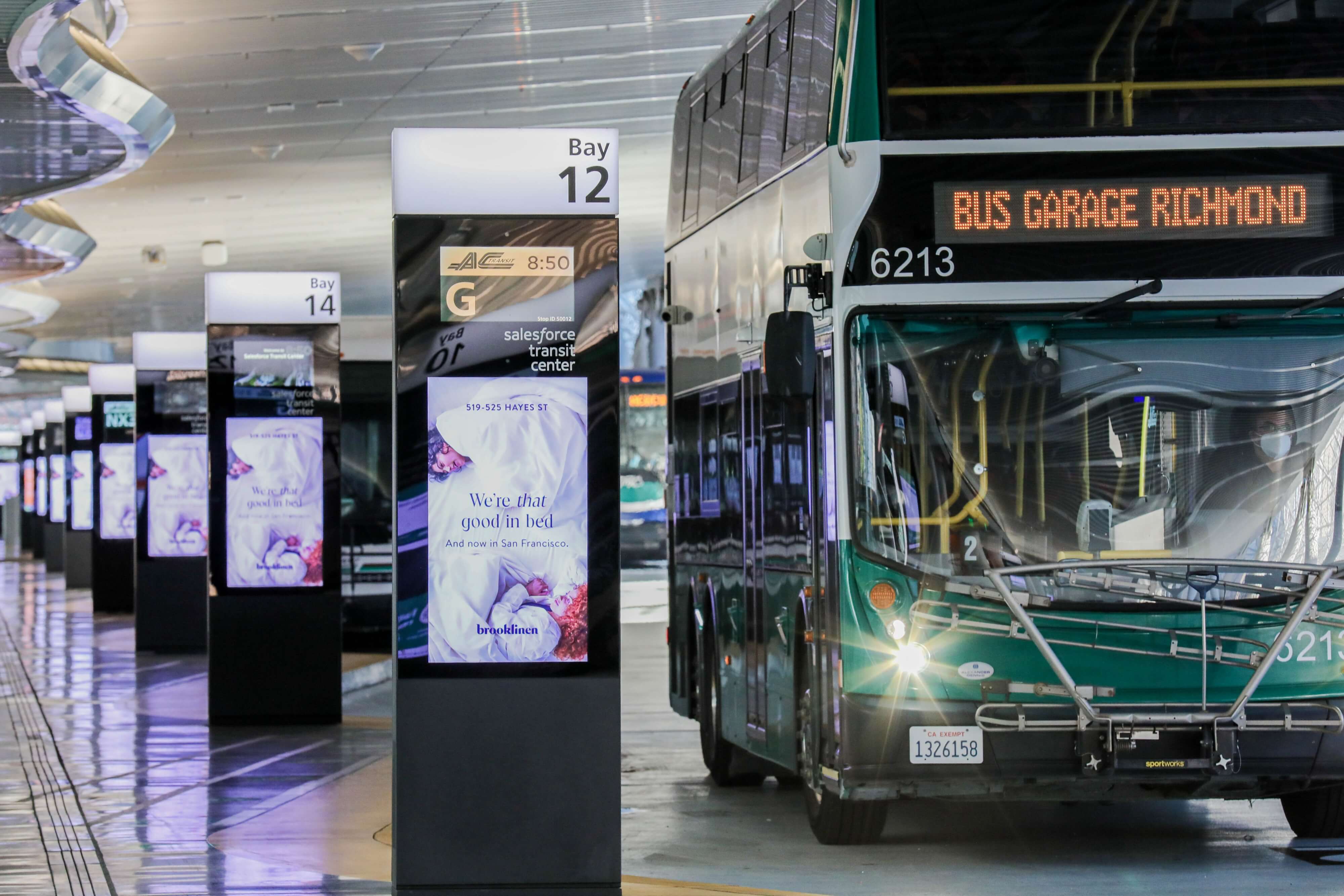 Salesforce Transit Center - Sub Header